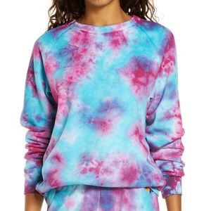 Aviator nation tie dye crew neck